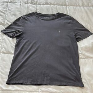 All Saints Race Tonic Blue Short Sleeve Tee